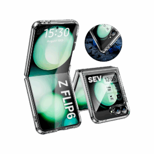 CrystalGuard™ - Capa Transparente Premium Para Galaxy Z Flip 6