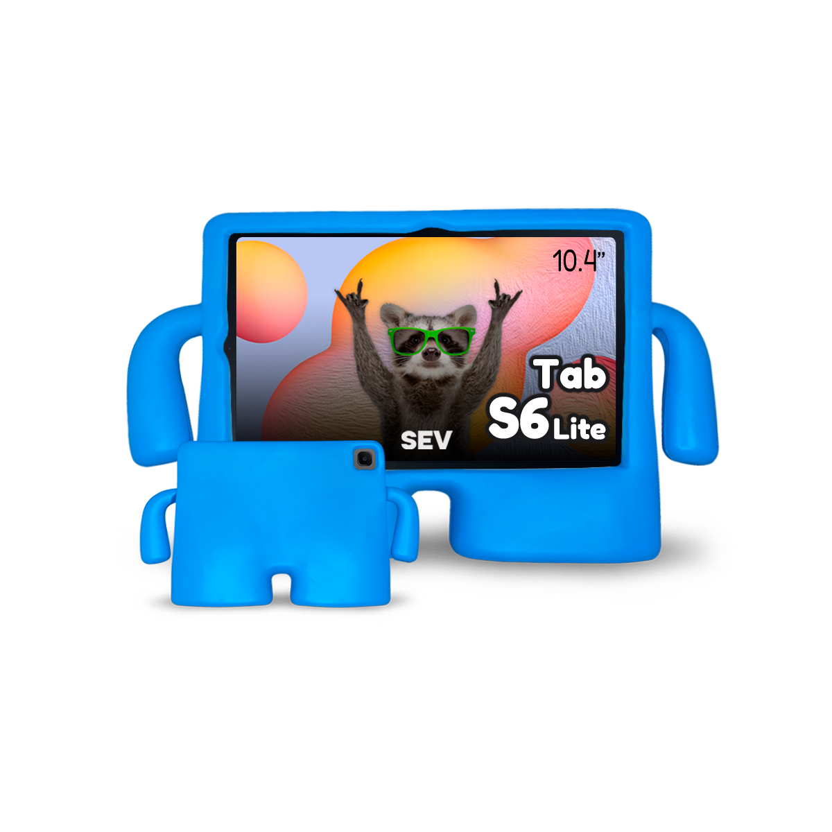 Mãozinha™ - Capa Infantil para Tablet Galaxy S6 Lite Tela 10.4''