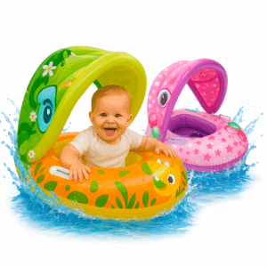 Boia Bote Inflável Infantil Para Bebê - Proteção Solar