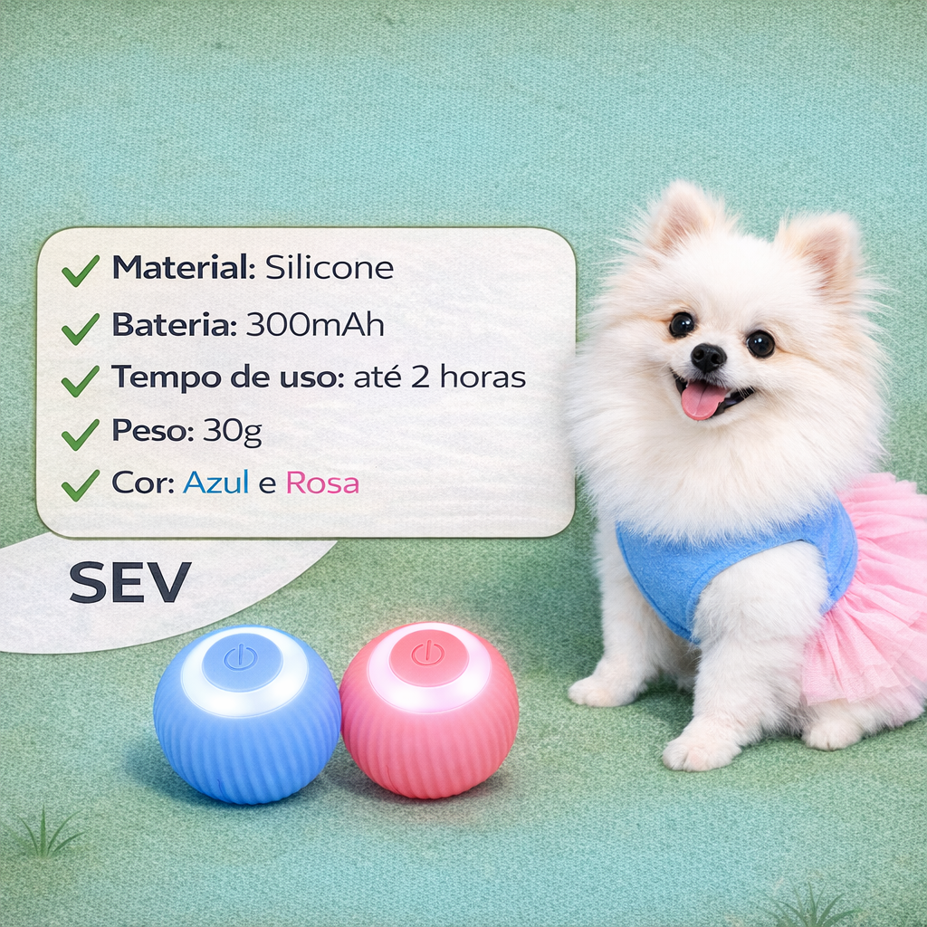 Bolinha Giratória Para Pet Inteligente - Imagem 3