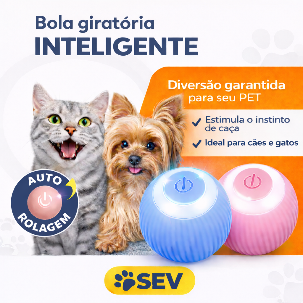 Bolinha Giratória Para Pet Inteligente - Imagem 5